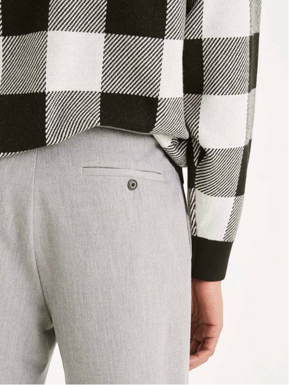 Celio Šedé pánske nohavice Celio 24H Avoclair