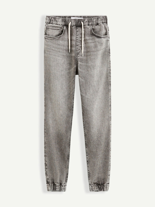 Celio Šedé pánske džínsy Celio Bojog3