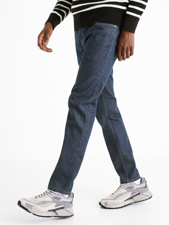 Celio Tmavomodré pánske slim fit džínsy Celio C25 Donew
