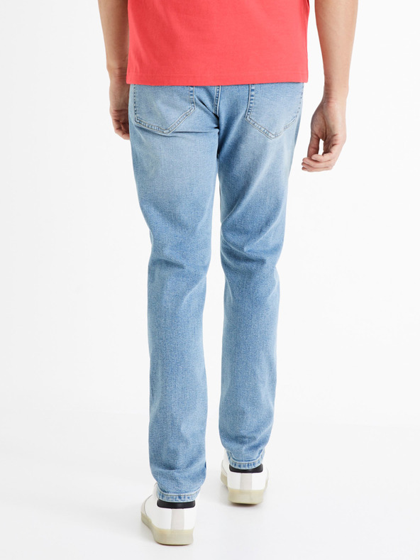 Celio Svetlomodré pánske slim fit džínsy Celio C25 Doslight25