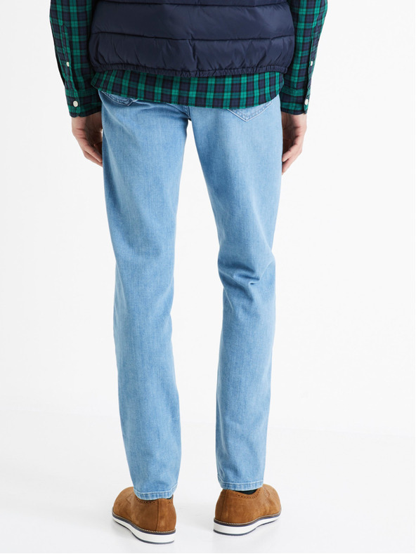 Celio Svetlomodré pánske slim fit džínsy Celio C25 Dosoft25