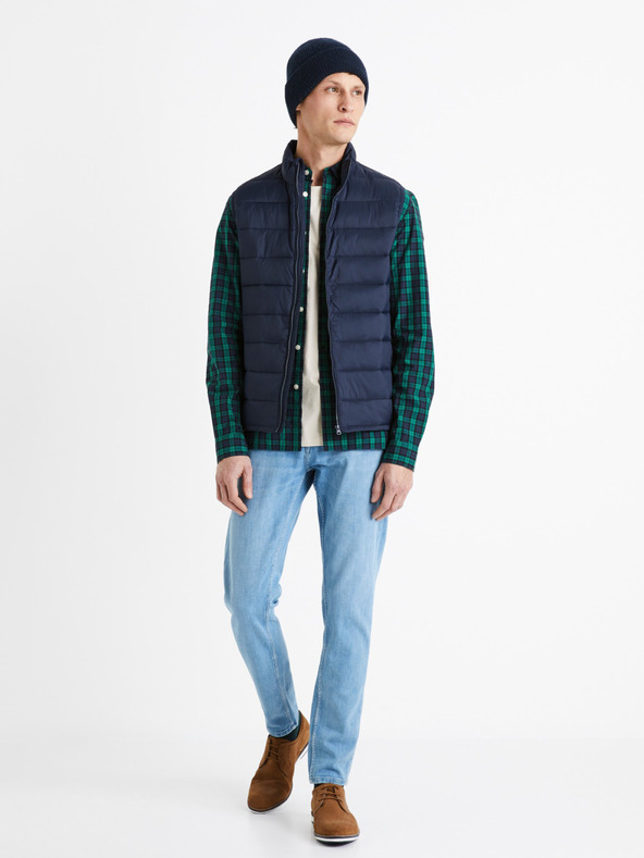 Celio Svetlomodré pánske slim fit džínsy Celio C25 Dosoft25