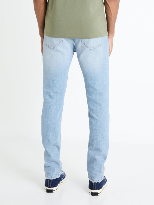 Celio Svetlomodré pánske slim fit džínsy Celio Fostroy