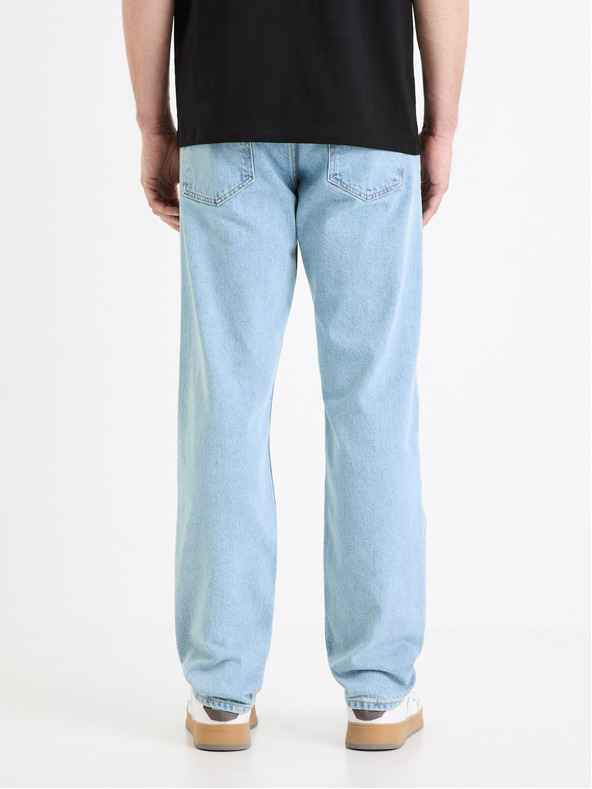 Celio Svetlomodré pánske džínsy Celio C15 straight Fodroit 30