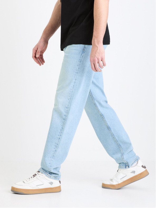 Celio Svetlomodré pánske džínsy Celio C15 straight Fodroit 30