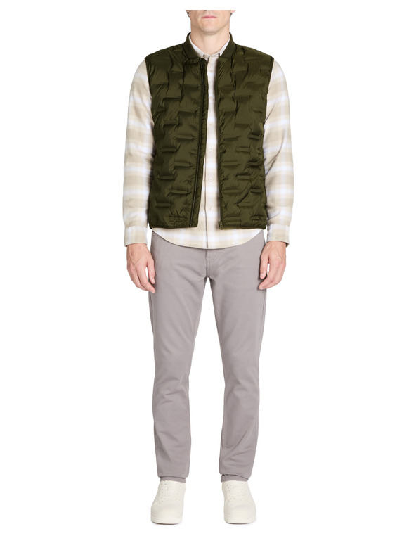 Celio Khaki pánska vesta Celio Jubianco