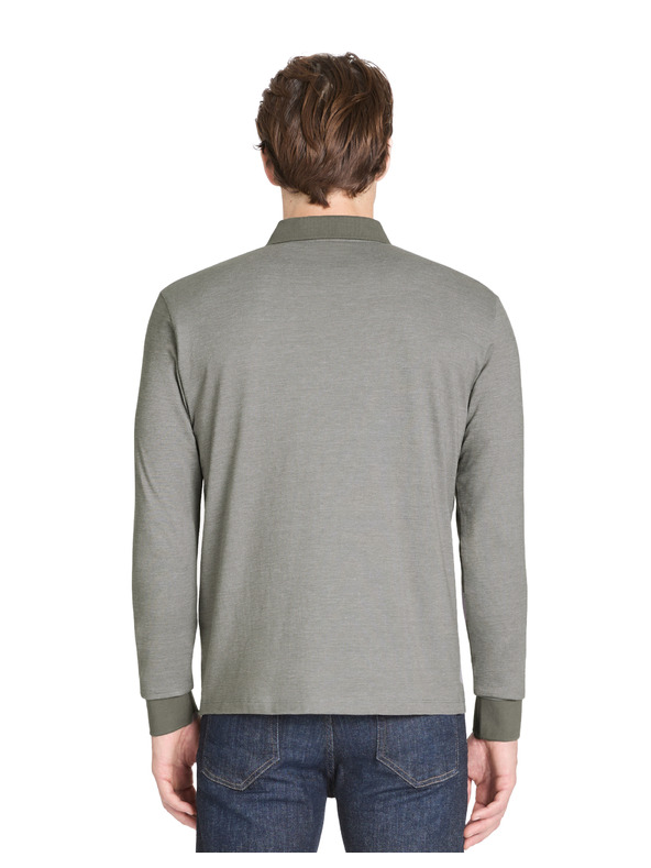 Celio Šedá pánska polokošeľa s dlhým rukávom Celio Janime