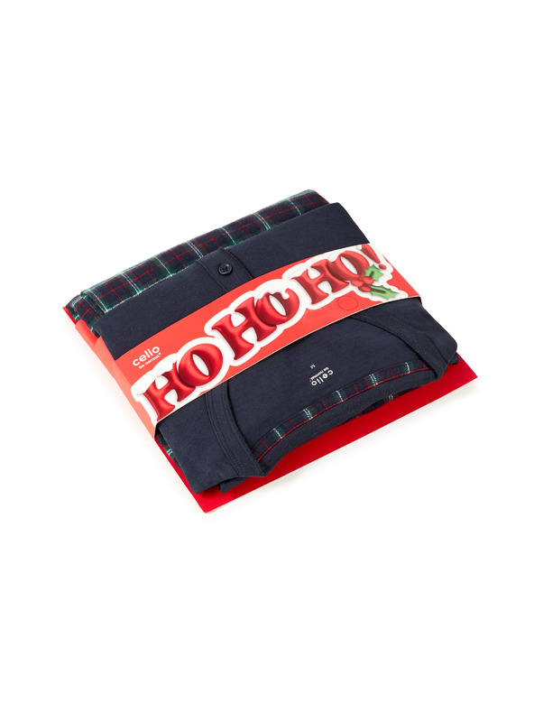 Celio Vianočné balené pyžamo Celio