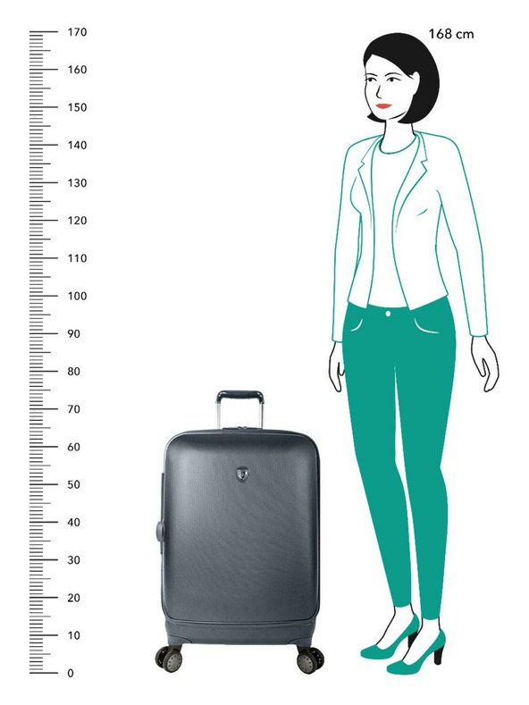 Heys Cestovný kufor Heys Portal Smart M Slate Blue