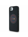 Oracle Red Bull Racing Red Bull PU Koža Červený Prsteň MagSafe Zadný Kryt pre iPhone 16e Navy