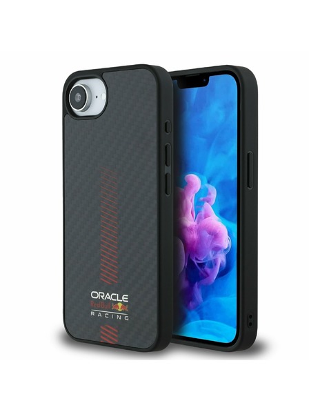 Oracle Red Bull Racing Red Bull Karbónový Powebar MagSafe Zadný Kryt pre iPhone 16e Black