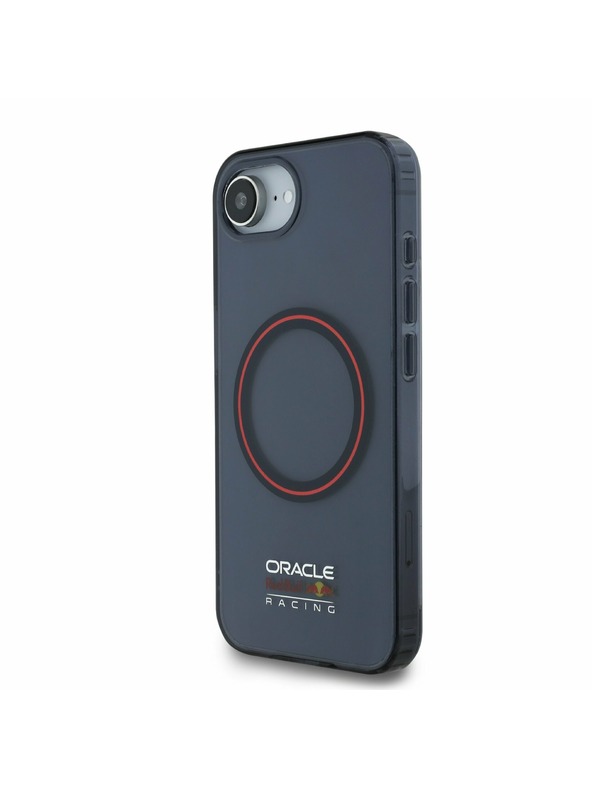 Oracle Red Bull Racing Red Bull PC/TPU Červený Prsteň MagSafe Zadný Kryt pre iPhone 16e Navy