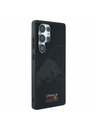 Oracle Red Bull Racing Red Bull Kožený Sieťovaný Razený Logo MagSafe Zadný Kryt pre Samsung Galaxy S25 Ultra Navy