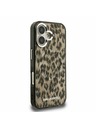 Karl Lagerfeld Karl Lagerfeld IML Leopard MagSafe Zadný Kryt pre iPhone 16 Brown