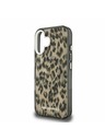 Karl Lagerfeld Karl Lagerfeld IML Leopard MagSafe Zadný Kryt pre iPhone 16 Brown