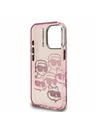 Karl Lagerfeld Karl Lagerfeld IML Multi K&CH Heads Zadný Kryt pre iPhone 16 Pro Max Pink