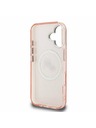 Karl Lagerfeld Karl Lagerfeld IML K&CH Heads Repeated Logo MagSafe Zadný Kryt pre iPhone 16 Pink