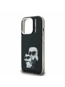 Karl Lagerfeld Karl Lagerfeld IML Aquarelle Karl and Choupette Zadný Kryt pre iPhone 15 Pro Max Black