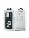 Karl Lagerfeld Karl Lagerfeld IML Aquarelle Karl and Choupette Zadný Kryt pre iPhone 15 Pro Max Black