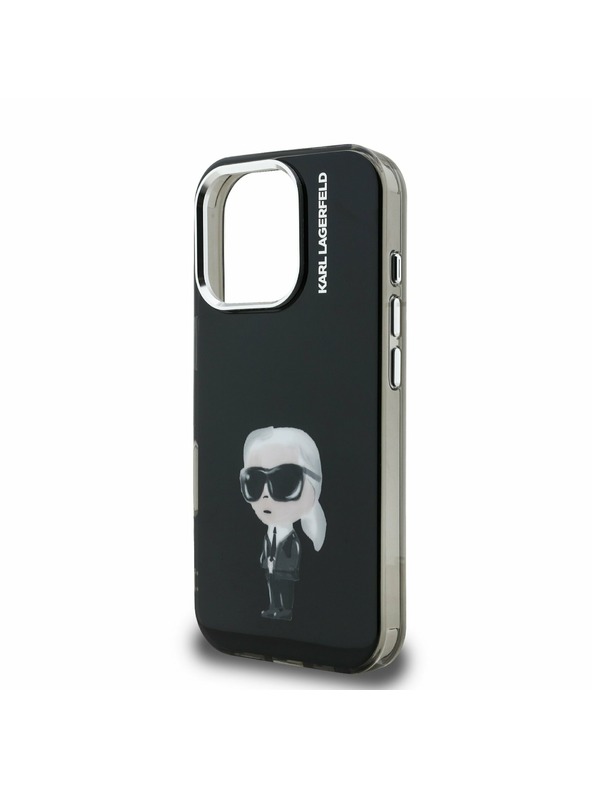 Karl Lagerfeld Karl Lagerfeld IML Aquarelle Karl Zadný Kryt pre iPhone 16 Pro Max Black