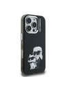 Karl Lagerfeld Karl Lagerfeld IML Aquarelle Karl and Choupette Zadný Kryt pre iPhone 16 Pro Black