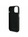 Karl Lagerfeld Karl Lagerfeld Grained PU K&CH Heads Zadný Kryt pre iPhone 15 Black