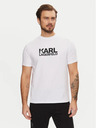 Karl Lagerfeld Pánske biele tričko 551235 Karl Lagerfeld