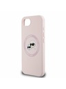 Karl Lagerfeld Karl Lagerfeld Tekutý Silikón K&CH Heads MagSafe Zadný Kryt pre iPhone 16e Pink