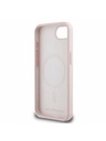 Karl Lagerfeld Karl Lagerfeld Tekutý Silikón K&CH Heads MagSafe Zadný Kryt pre iPhone 16e Pink