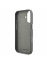 Karl Lagerfeld Karl Lagerfeld Grained PU K&CH Heads Zadný Kryt pre iPhone 16 Grey
