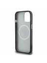 Karl Lagerfeld Karl Lagerfeld IML K&CH Heads Repeated Logo MagSafe Zadný Kryt pre iPhone 15 Black