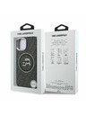 Karl Lagerfeld Karl Lagerfeld IML K&CH Heads Repeated Logo MagSafe Zadný Kryt pre iPhone 15 Black