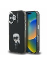 Karl Lagerfeld Karl Lagerfeld IML Akvarel Karl Zadný Kryt pre iPhone 16 Black