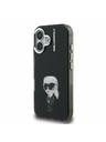 Karl Lagerfeld Karl Lagerfeld IML Akvarel Karl Zadný Kryt pre iPhone 16 Black
