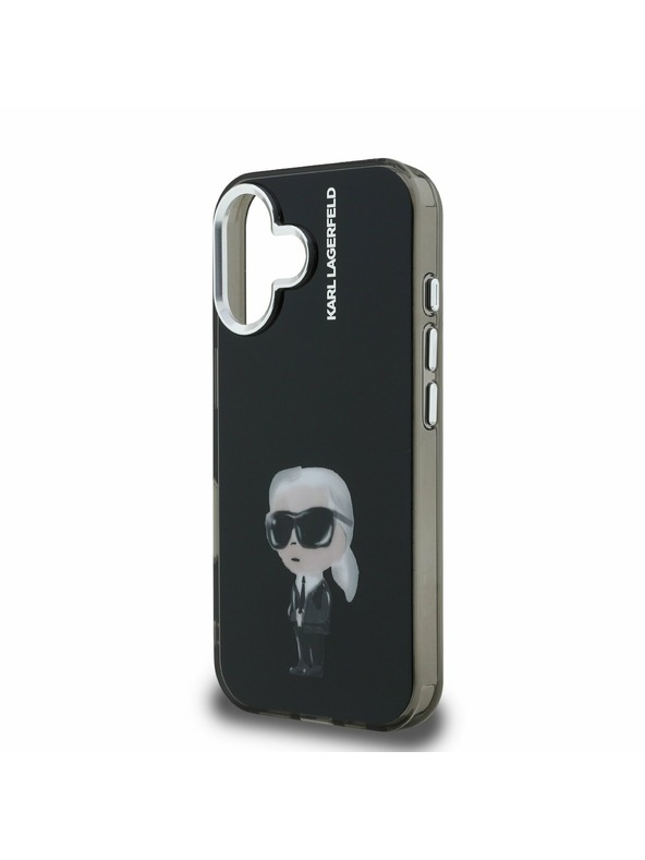 Karl Lagerfeld Karl Lagerfeld IML Akvarel Karl Zadný Kryt pre iPhone 16 Black