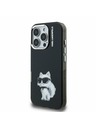 Karl Lagerfeld Karl Lagerfeld IML Akvarel Choupette Zadný Kryt pre iPhone 16 Pro Max Black