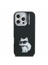 Karl Lagerfeld Karl Lagerfeld IML Akvarel Choupette Zadný Kryt pre iPhone 16 Pro Max Black