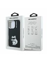 Karl Lagerfeld Karl Lagerfeld IML Akvarel Choupette Zadný Kryt pre iPhone 16 Pro Max Black