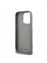 Karl Lagerfeld Karl Lagerfeld Grained PU K&CH Heads Zadný Kryt pre iPhone 16 Pro Grey