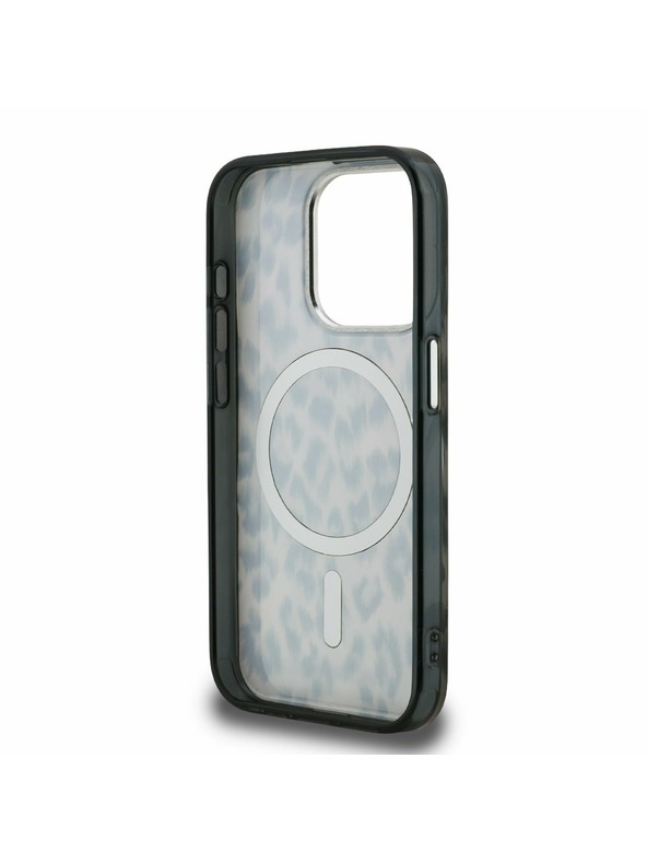 Karl Lagerfeld Karl Lagerfeld IML Leopardí MagSafe Zadný kryt pre iPhone 15 Pro Hnedý