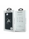 Karl Lagerfeld Karl Lagerfeld Tekutý Silikónový K&CH Hlavy MagSafe Zadný kryt pre iPhone 16e Čierny