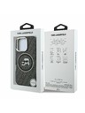 Karl Lagerfeld Karl Lagerfeld IML K&CH Hlavy Opakované Logo MagSafe Zadný kryt pre iPhone 16 Pro Čierny