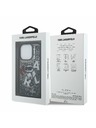 Karl Lagerfeld Karl Lagerfeld Kvapalný Trblietavý Roztrúsený Choupette Zadný kryt pre iPhone 16 Pro Max Čierny