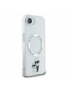Karl Lagerfeld Karl Lagerfeld IML Karl a Choupette MagSafe Zadný kryt pre iPhone 16e Priehľadný