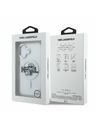 Karl Lagerfeld Karl Lagerfeld IML Trblietavý Karl a Choupette Náčrt MagSafe Zadný kryt pre iPhone 16 Priehľadný