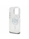 Karl Lagerfeld Karl Lagerfeld IML Trblietavý Karl a Choupette Náčrt MagSafe Zadný kryt pre iPhone 16 Pro Priehľadný