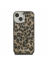 Karl Lagerfeld Karl Lagerfeld IML Leopardí MagSafe Zadný kryt pre iPhone 15 Hnedý