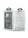 Karl Lagerfeld Karl Lagerfeld IML Trblietavý Karl a Choupette Náčrt MagSafe Zadný kryt pre iPhone 16 Čierny