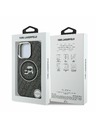 Karl Lagerfeld Karl Lagerfeld IML K&CH Hlavy Opakované Logo MagSafe Zadný kryt pre iPhone 15 Pro Čierny