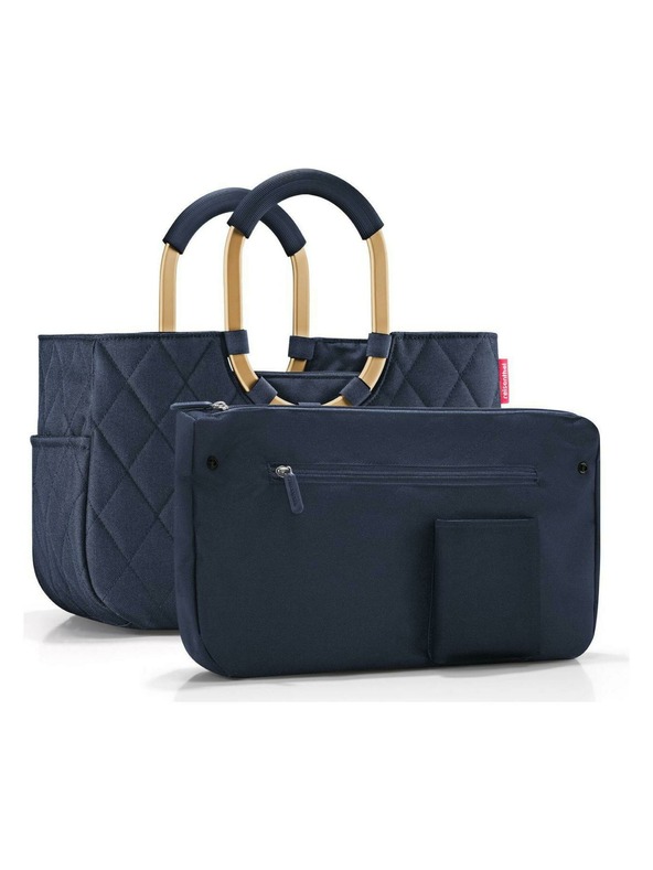 Reisenthel Kabelka Reisenthel Loopshopper M Frame Kosoštvorcový Polnočná zlatá